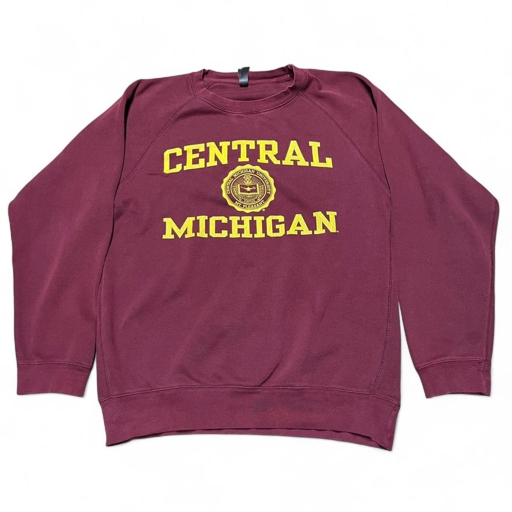 Central Michigan University burgundy crewneck